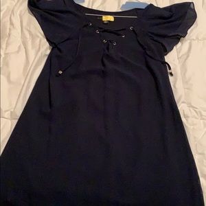 Navy blue dress